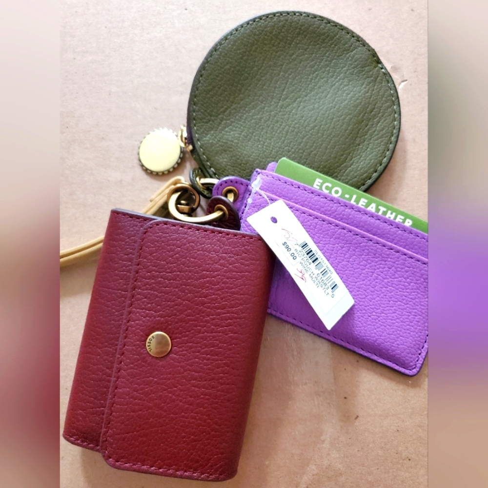 Fossil Card and Coin Purse Trio